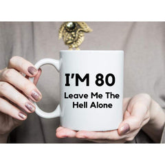 80th birthday gifts for men mug