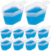 Clear 4oz plastic measuring cups set of 8 for kitchen use
