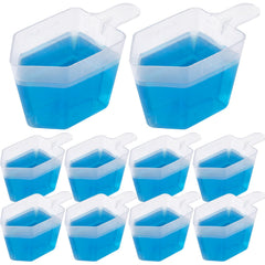 Clear 4oz plastic measuring cups set of 8 for kitchen use