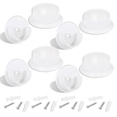 8pcs closet pole sockets set