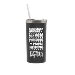 911 Dispatcher Tumbler 16oz stainless steel