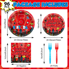 9 inch spider theme plates for party