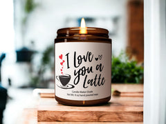 Candle measures 2.8x3.5 inches 9oz