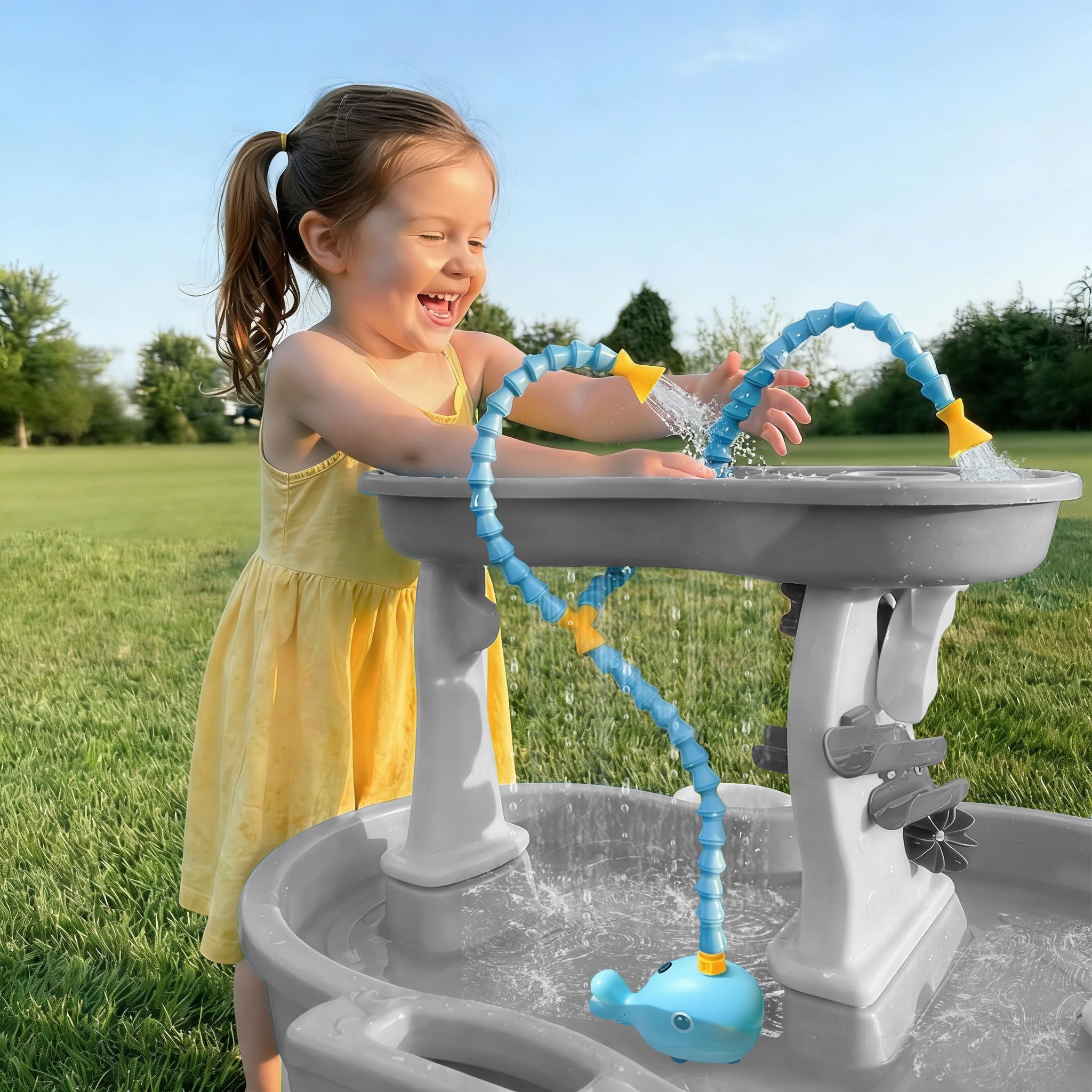 Aacabo rechargeable water table pump 8L/min flow