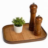 Abawi Nexus wood serving tray with raised edges