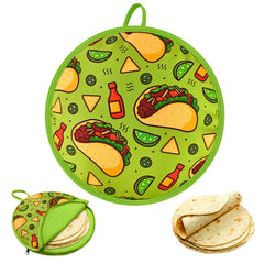 ABCKEY 12 inch tortilla warmer pouch with zipper