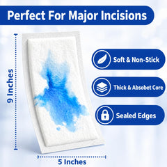 Absorbent multi-layer abd combine pad 5x9 Vakly