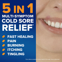 Abreva cold sore treatment 0.07 oz tube on the go two-pack