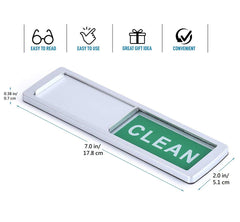 Indicator with magnetic back for dishwasher