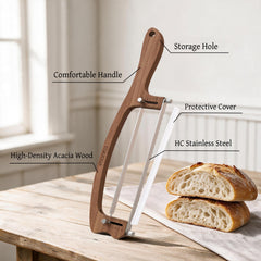 dual hand adjustable bread slicer suitable for left and right users