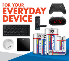 10-year shelf life ACDelco alkaline batteries