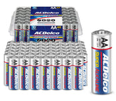 ACDelco 48-Count Double AA Batteries in reclosable pack