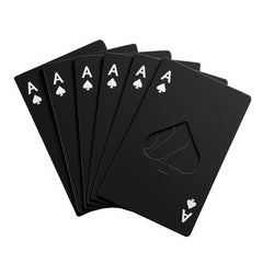 Ace of Spades bottle opener in black design