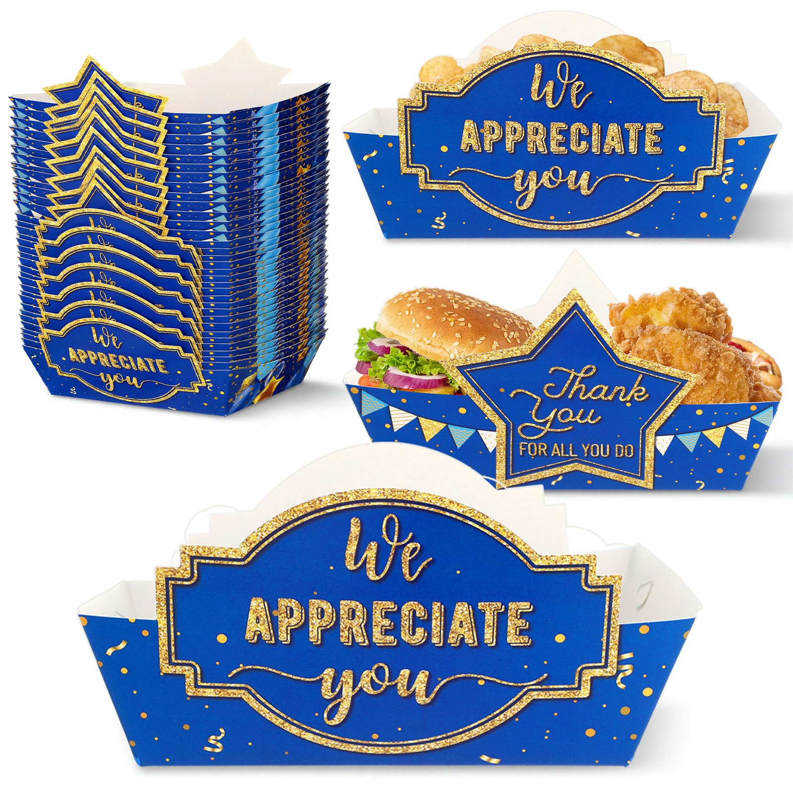 Acellegic 36 pack 5lb employee appreciation trays packaging