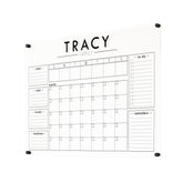 Acrylic Calendar 26x38 front view