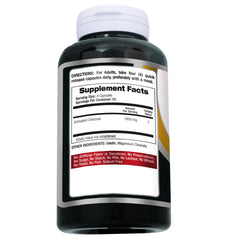 Activated Charcoal 240 caps bottle from FITO MEDIC'S Lab