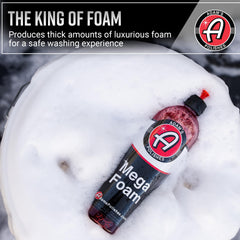 Bucket wash setup with Adam’s Mega Foam Car Wash Soap