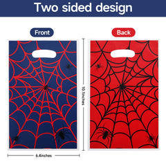 Red bag with spider web design from ADARRO set