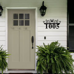 Sea Biscuit Metal Designs address sign heart scroll in three sizes