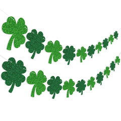 Adecortalk St Patrick's Day garland set with clover cards