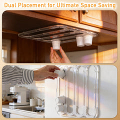 Adhesive installation K Cup holder for Keurig