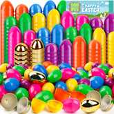 Adisher 150Pcs Easter Eggs colorful plastic set