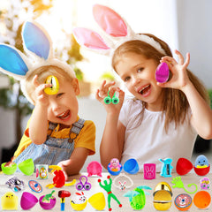 100 pack prefilled Easter eggs filled with toys