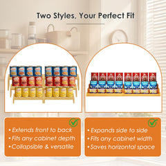 Holds up to 31 standard cans 2.75 inch diameter