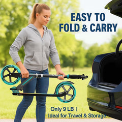 Handlebar adjusts 31 to 41 inches for versatile riding