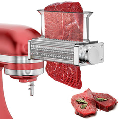 Meat tenderizer attachment for KitchenAid and Cuisinart stand mixers