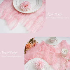 Boho wedding baby shower decor table runner