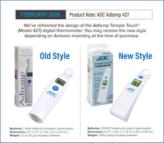 Adtemp 427 temple touch non invasive thermometer