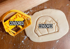 Adult cookie cutter designed for bachelor and bachelorette party celebrations