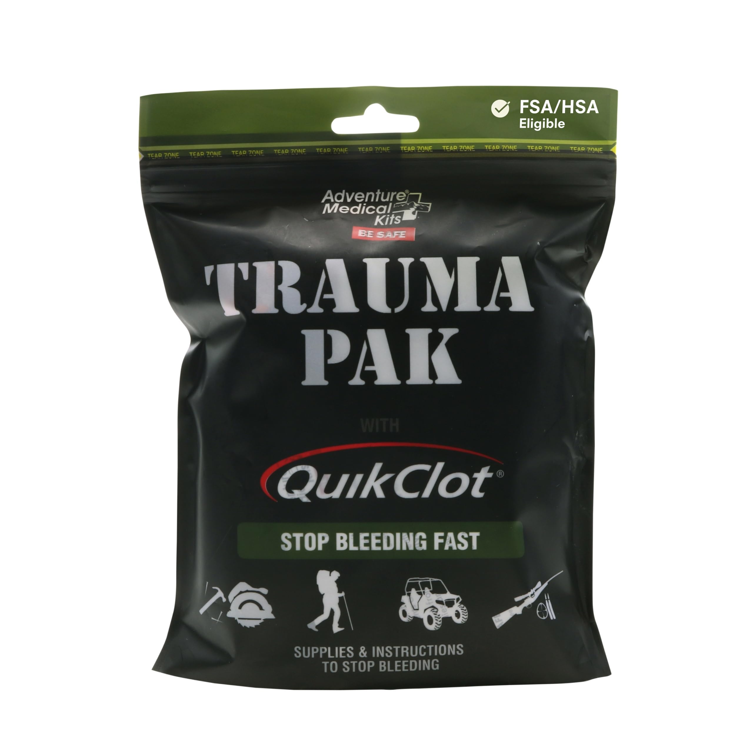 Adventure Medical Kits Trauma Pak First Aid Kit with QuikClot Sponge