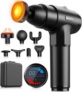 AERLANG massage gun with heat feature for deep tissue relief