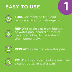 Nickel safe formula for ice machine cleaning by Affresh
