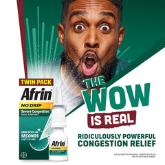Afrin No Drip Severe Congestion Nasal Spray 0.5 fl oz bottle