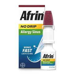 Afrin No Drip Allergy Sinus Nasal Spray 15mL bottle