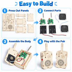 Ages 6-14 walkie talkies display image