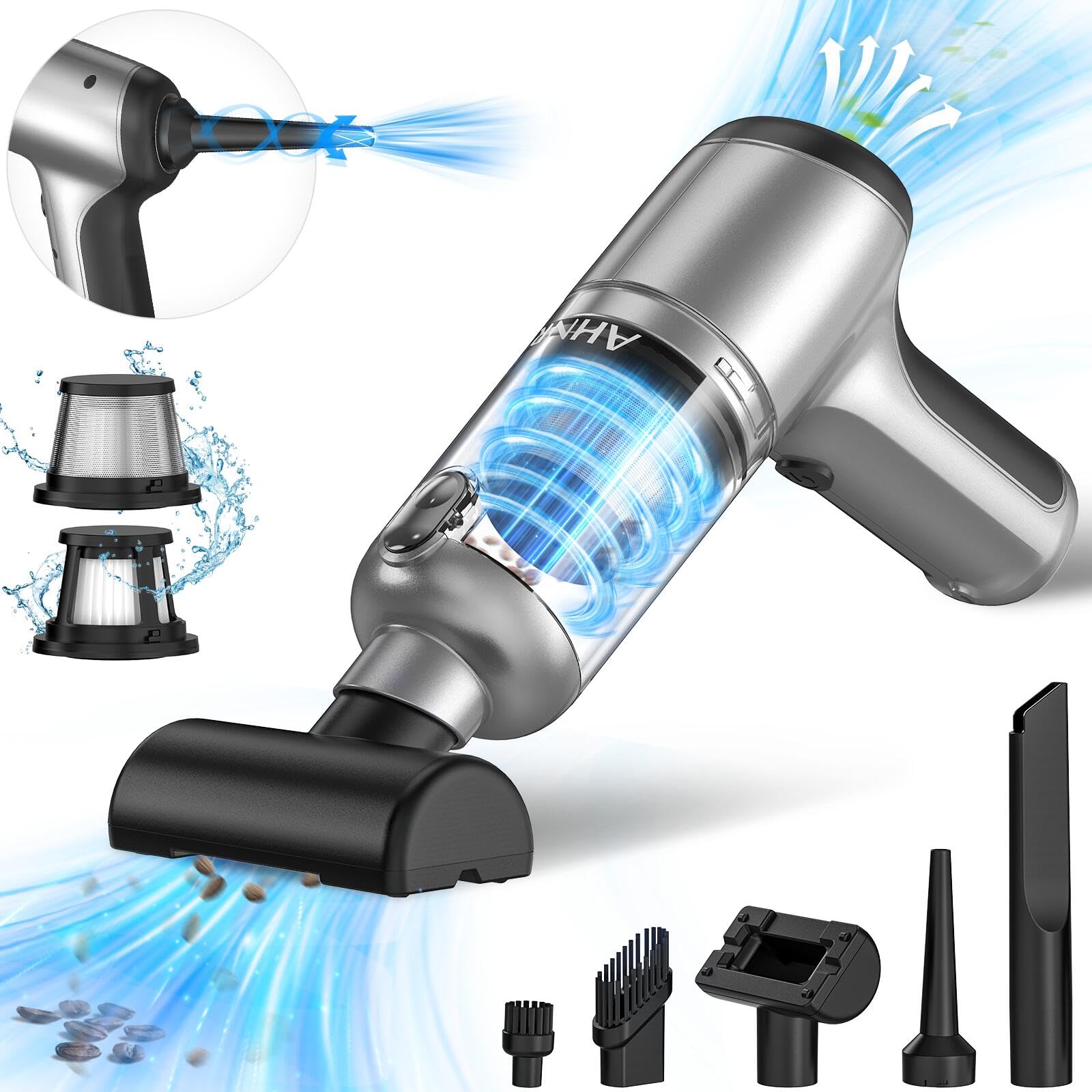 AHNR handheld car vacuum cordless brushless motor product