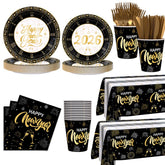 AIBIIN 146Pcs Happy New Year party supplies main image