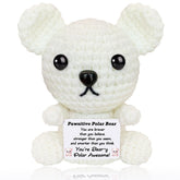AicooFest Xmas polar bear plush close up