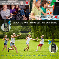 Aikmi army style walkie talkies for kids camping use image