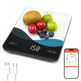AIMILAR Smart Kitchen Scale 10kg capacity with tempered glass platform