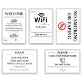 Air BnB welcome magnet signage for vacation rental