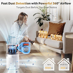 360-degree air intake on FreAire purifier
