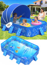 AixPool 2026 Kiddie Pool with Canopy product packaging