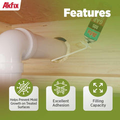 12 oz Akfix 805 can used for gaps and cracks