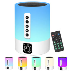 Alarm Clock Bluetooth Speaker Night Light product image