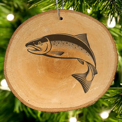 Alder wood ornament locally sourced Oregon small business
